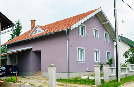 Obiteljska kuća: stiropor fasada sa ukrasnim elementima